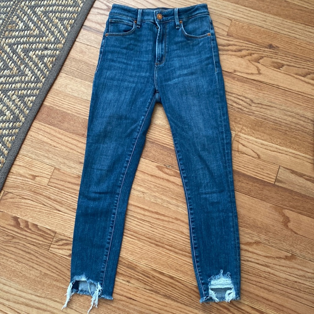 Abercrombie and Fitch Simone High Rise Ankle Jeans